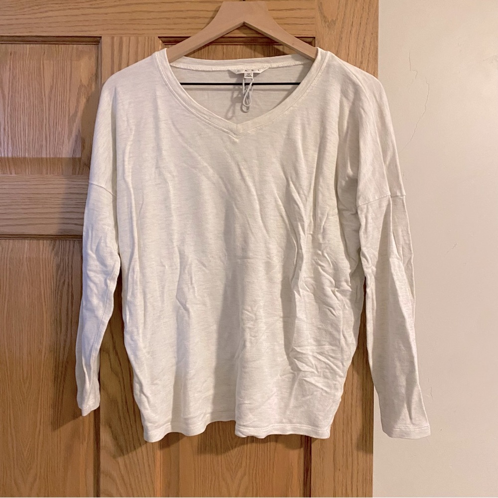 CABI Medium Tan / Gray Women Sweater